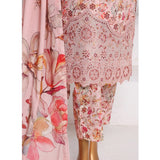 3D Daman kari By MI Creation Printed Lawn With Embroidered Unstitched 3Pcs Suit - 6, Women, 3Pcs Shalwar Suit, MI Creation, Chase Value