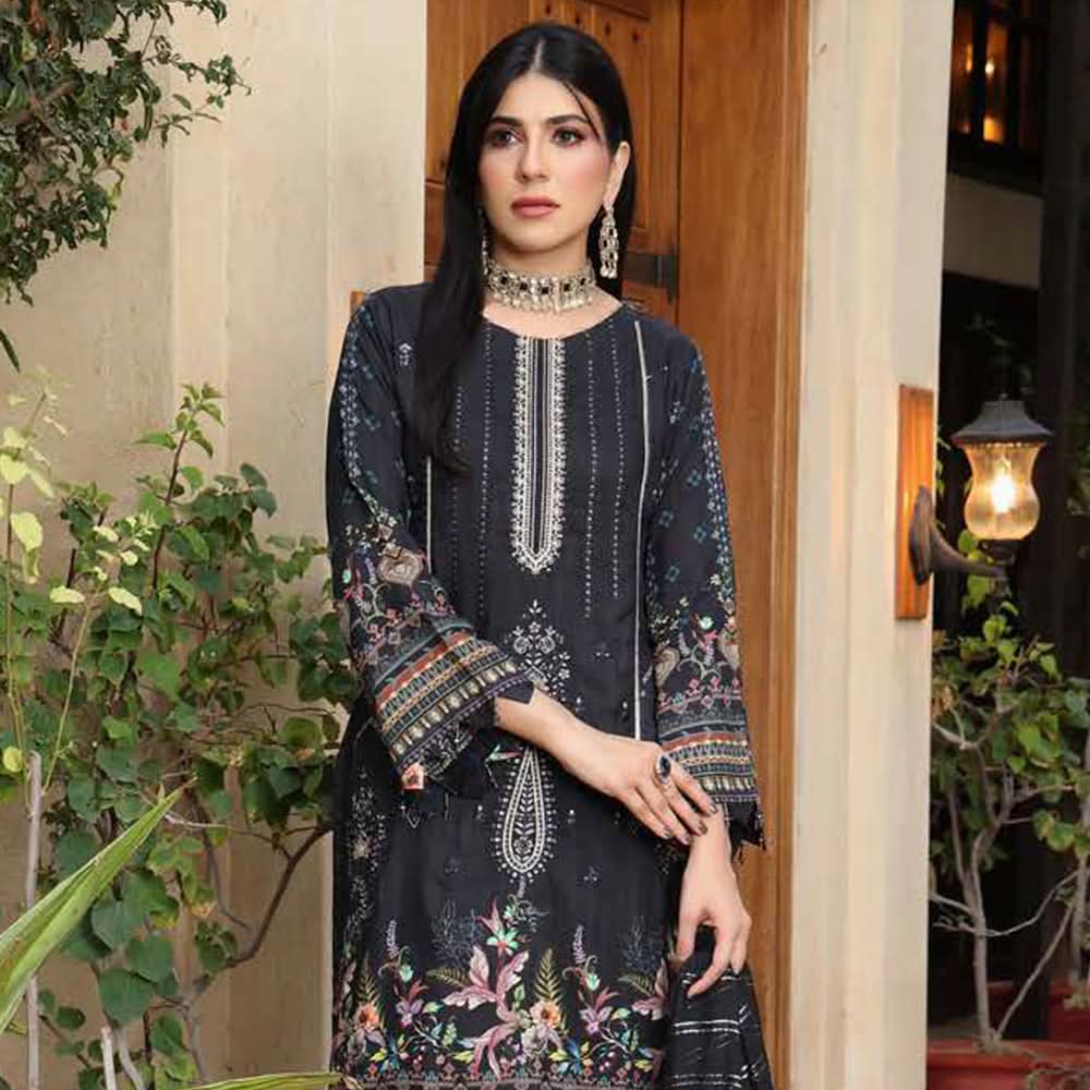 Schick Viscose Embroidered Un-sitiched 3pcs Suit  - 2, Women, 3Pcs Shalwar Suit, MI Creation, Chase Value