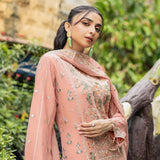 Schick Chantelle Luxury Chiffon Embroidered Unstitched 3Pcs Suit - 4, Women, 3Pcs Shalwar Suit, MI Creation, Chase Value