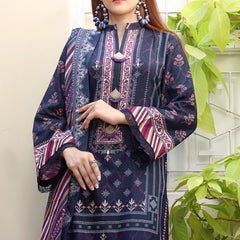 Signature Khaddar Printed Unstitched 3Pcs Suit V2- 2607, Women, 3Pcs Shalwar Suit, VS Textiles, Chase Value