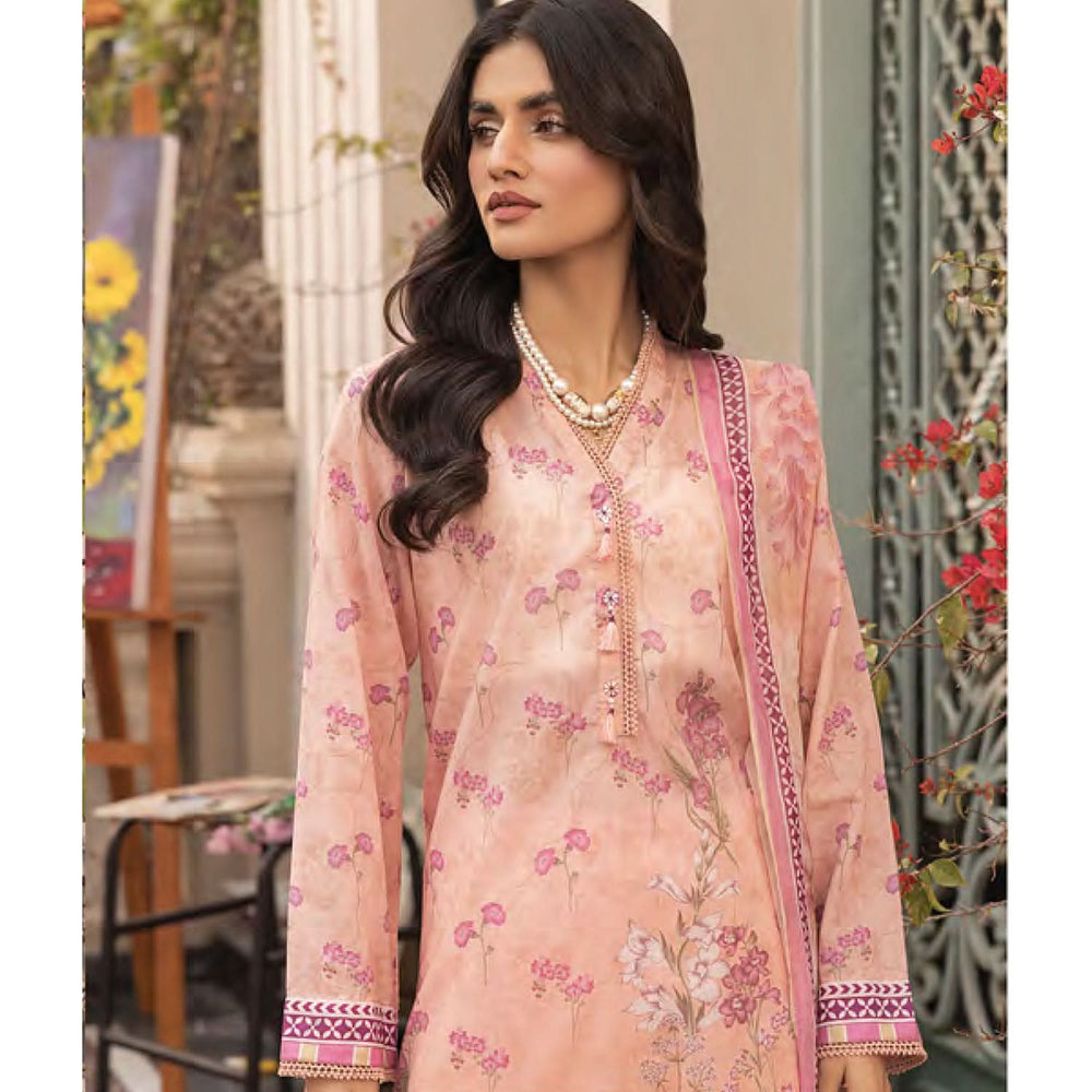 Komal By LSM Textiles Lawn Printed Unstitched 3Pcs Suit - LG-MM-0302, Women, 3Pcs Shalwar Suit, LSM Textiles, Chase Value
