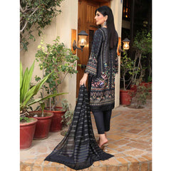 Schick Viscose Embroidered Un-sitiched 3pcs Suit  - 2