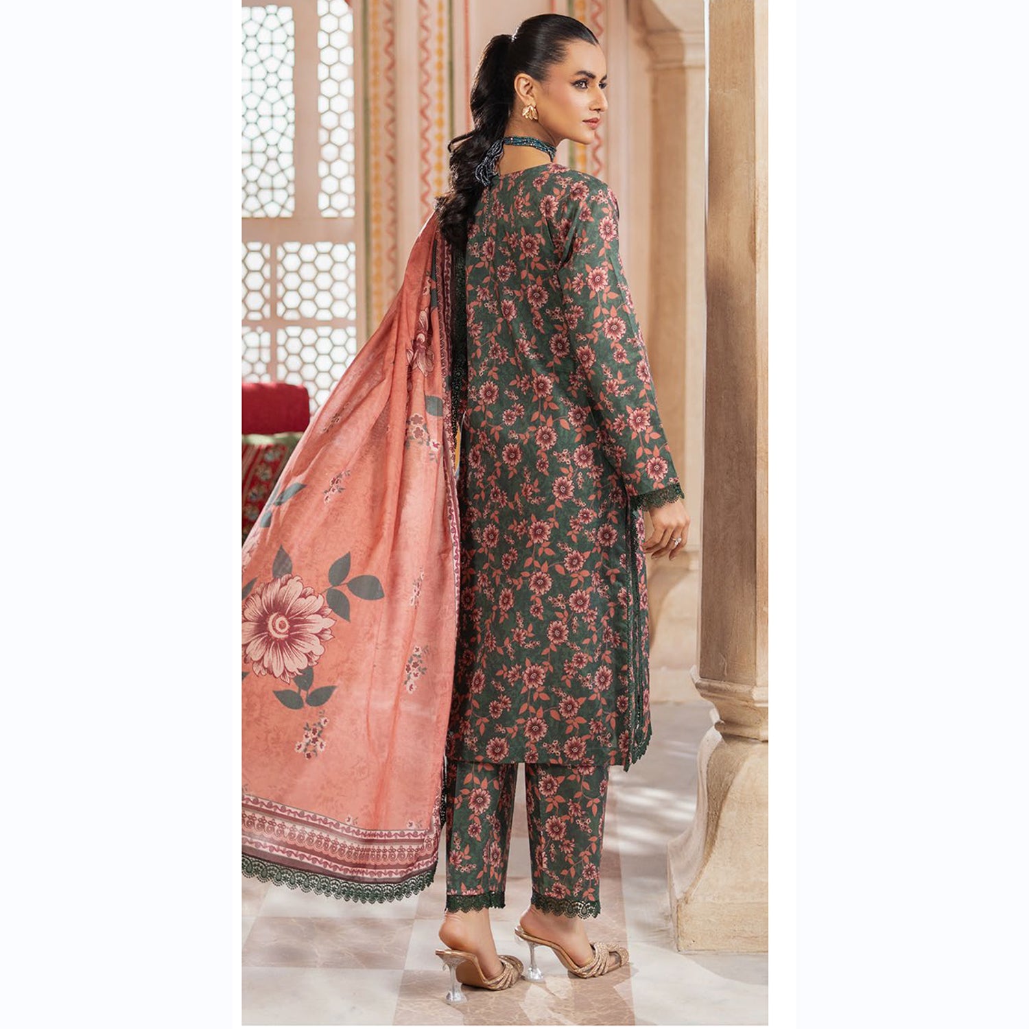 Colors Identic Separates By Al Zohaib Digital Printed 3 Pcs Suit - 6, Women, 3Pcs Shalwar Suit, Al-Zohaib Textiles, Chase Value