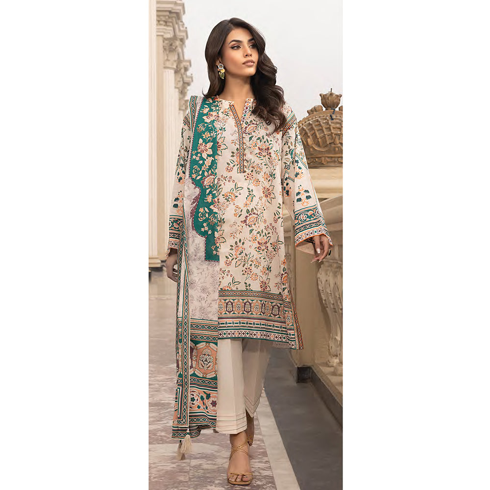 Komal By LSM Textiles Lawn Printed Unstitched 3Pcs Suit - LG-AR-0115, Women, 3Pcs Shalwar Suit, LSM Textiles, Chase Value