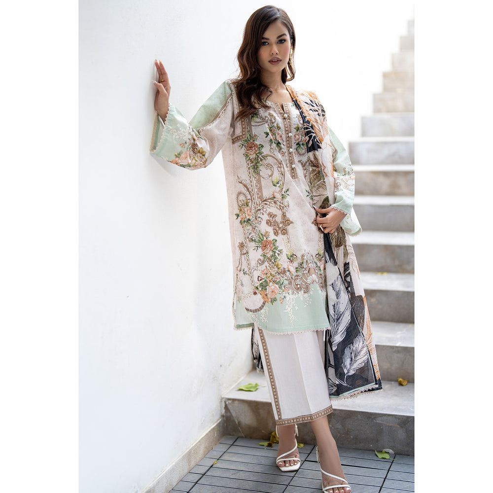 Salina Unstitched Lawn Digital Printed 3 Pcs Suit - 6, Women, 3Pcs Shalwar Suit, Regalia Textiles, Chase Value