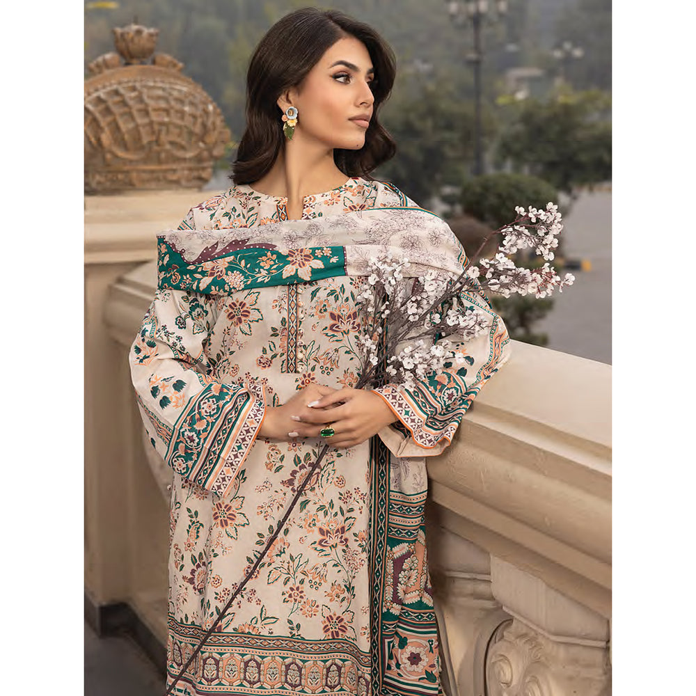 Komal By LSM Textiles Lawn Printed Unstitched 3Pcs Suit - LG-AR-0115, Women, 3Pcs Shalwar Suit, LSM Textiles, Chase Value