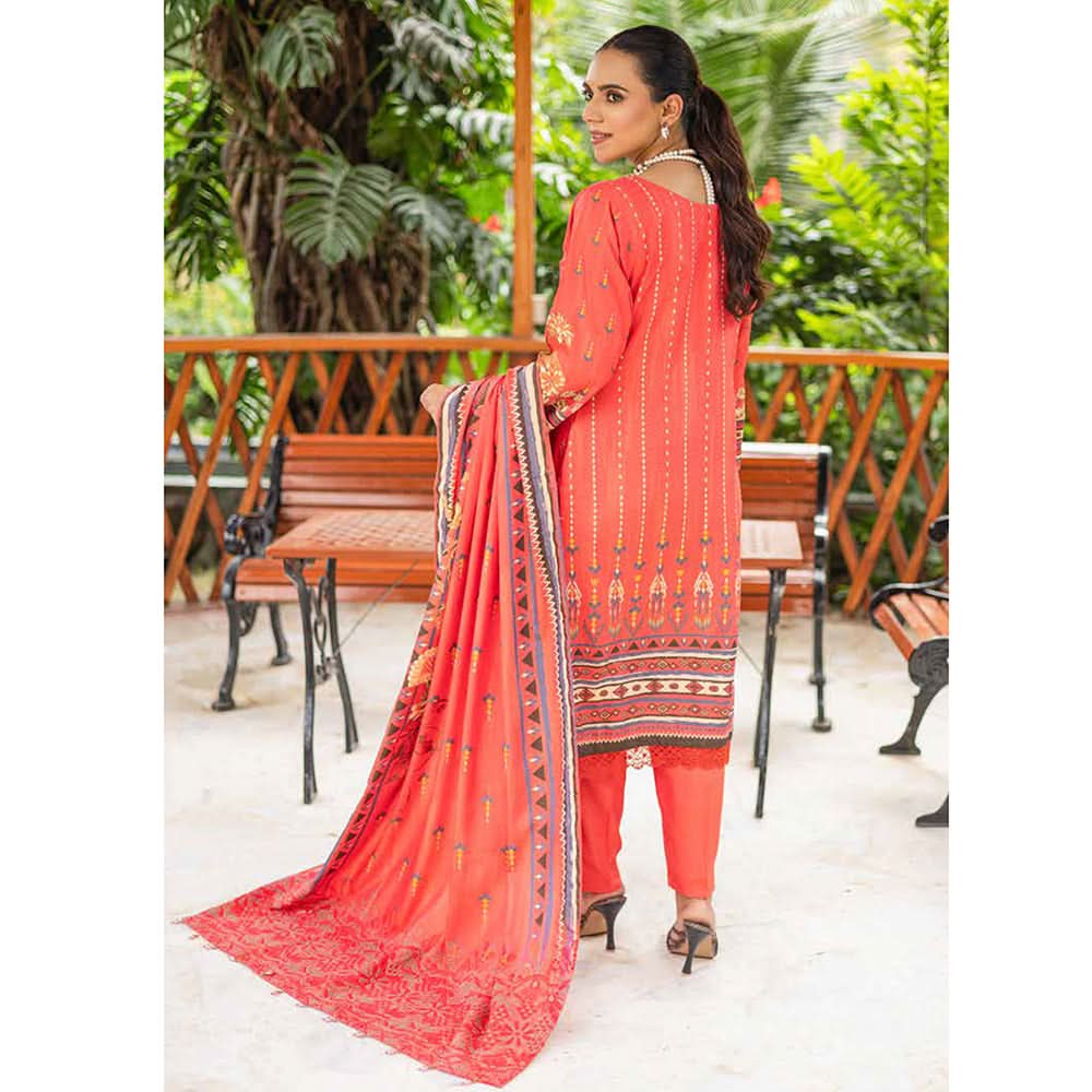 Schick Chambery Embroidered Un-stitched 3ps Suit - 2, Women, 3Pcs Shalwar Suit, MI Creation, Chase Value