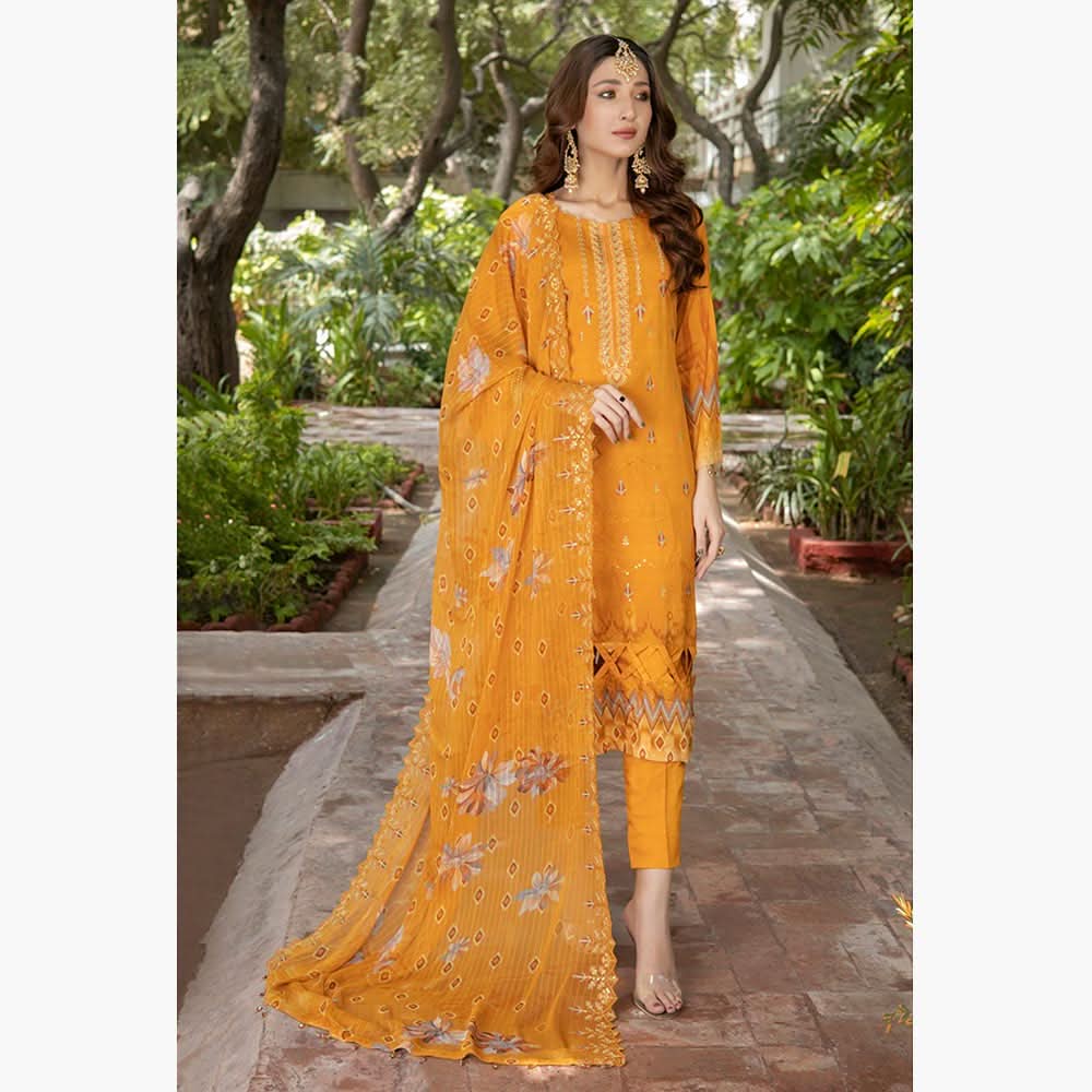Schick Kinara Series Viscose  Edition With Fancy Dupatta - 7, Women, 3Pcs Shalwar Suit, MI Creation, Chase Value