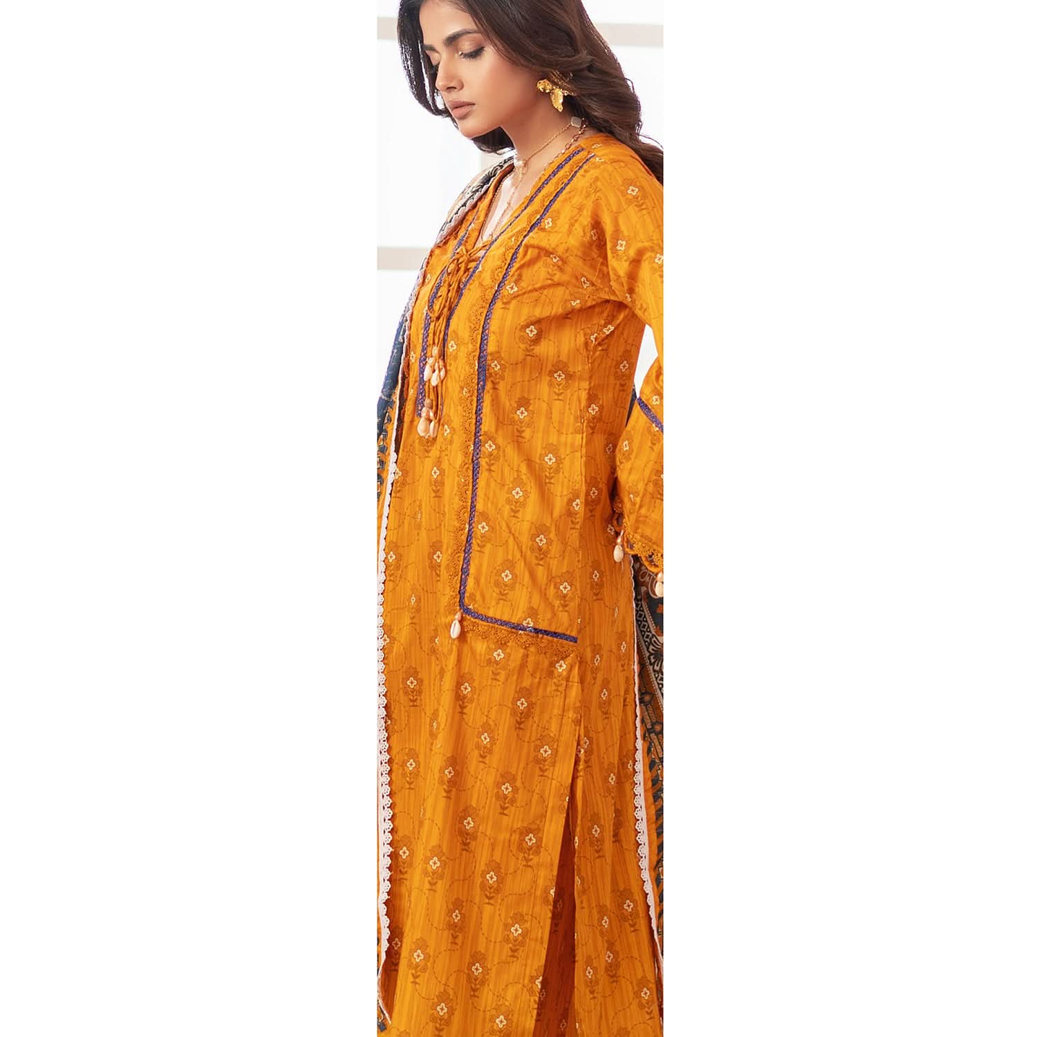 Al Zohaib Colors Digital Printed Unstitched Lawn 3 Pcs Suit - 7, Women, 3Pcs Shalwar Suit, Al-Zohaib Textiles, Chase Value