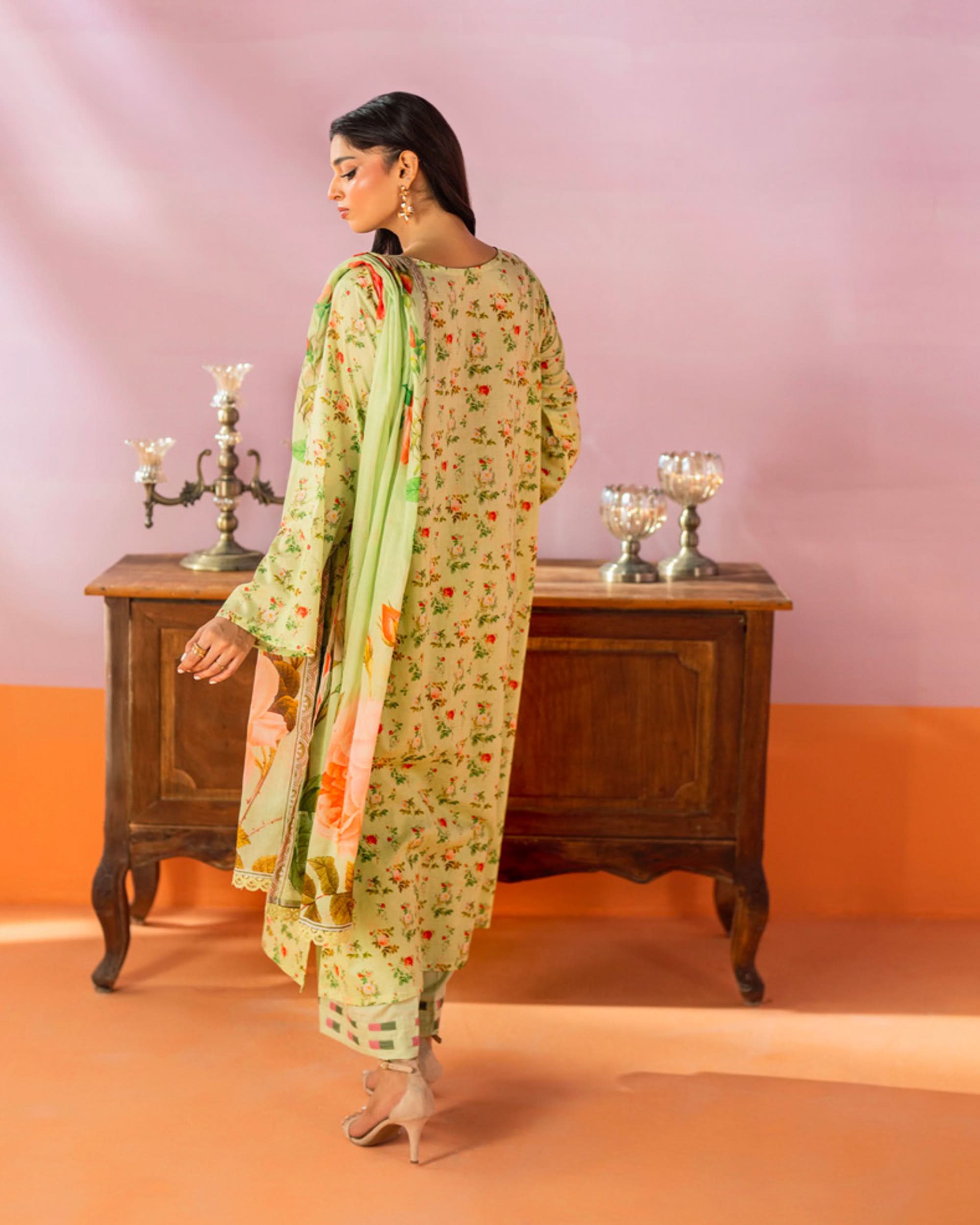 Salina Women’s 3PC Printed Suit-7, Women, 3Pcs Shalwar Suit, Chase Value, Chase Value