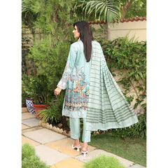 Schick Viscose Embroidered Un-sitiched 3pcs Suit  - 4