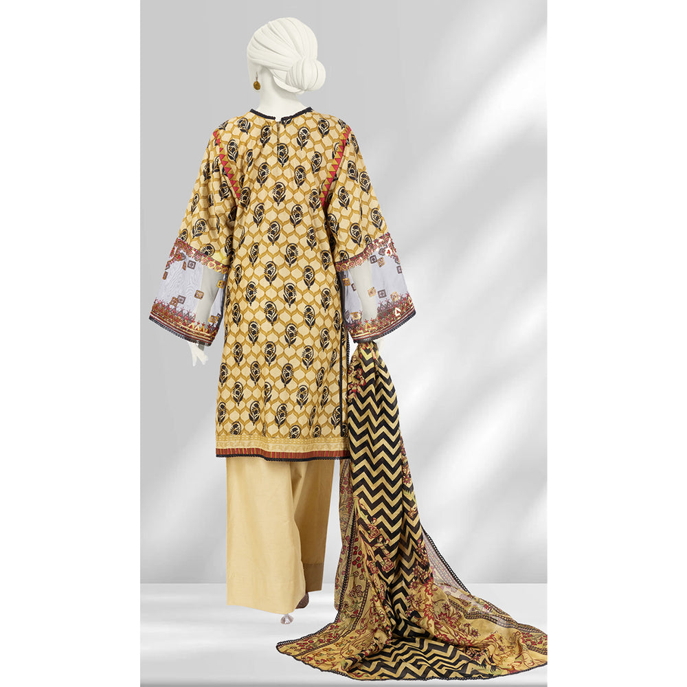 Panjnad By J. Lawn Embroidered 3 Piece Unstitched  - 1273-A, Women, 3Pcs Shalwar Suit, Junaid Jamshed, Chase Value