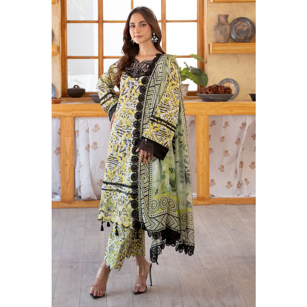 Sunshine Bloom By Al Zohaib Print Kari Lawn Unstitched 3 pcs Suit - 7, Women, 3Pcs Shalwar Suit, Al-Zohaib Textiles, Chase Value