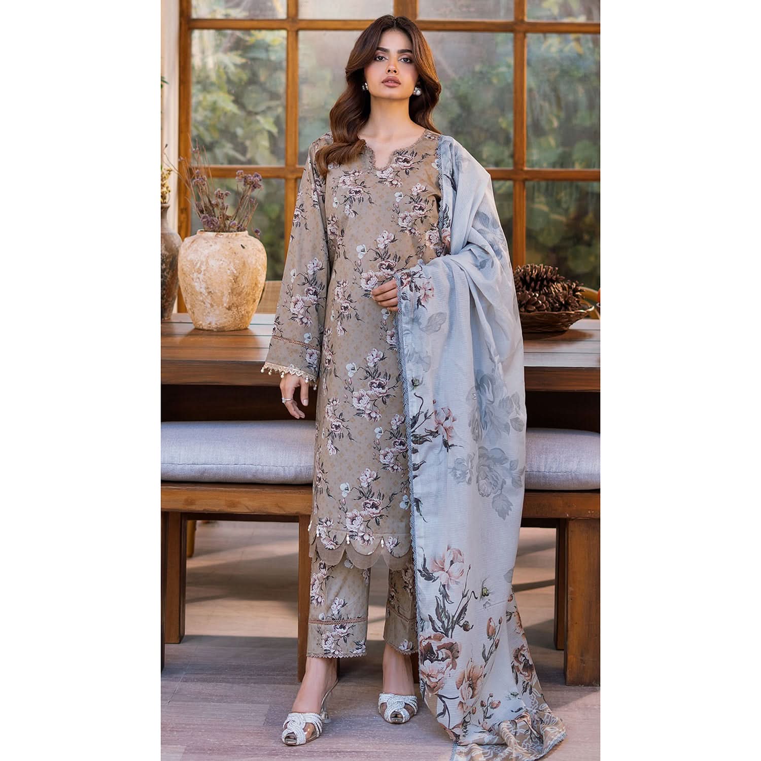Al Zohaib Coco Popup Lawn 3 Piece Unstitched Suit - 7, Women, 3Pcs Shalwar Suit, Al-Zohaib Textiles, Chase Value