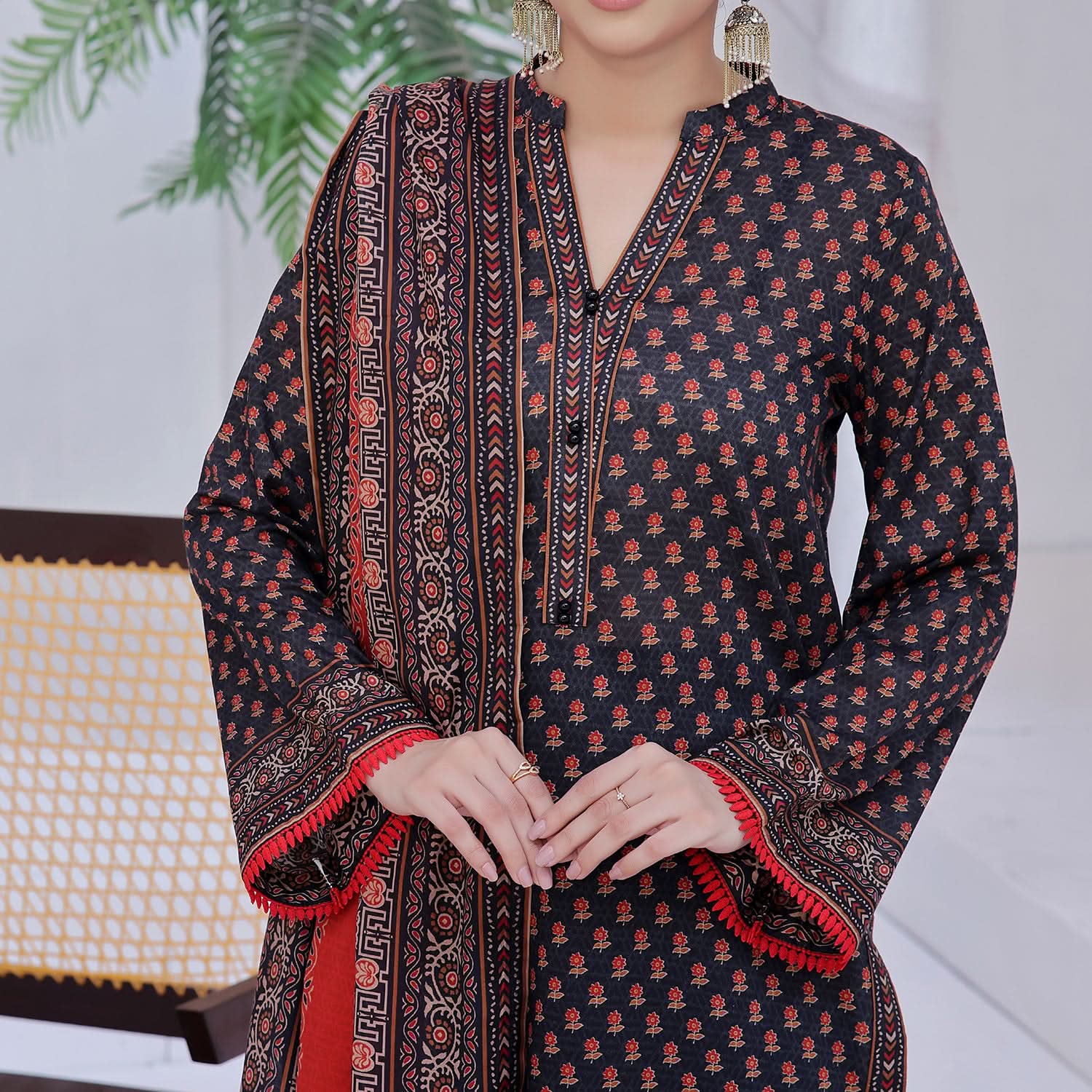 Ayesha Alishba By VS Textile Printed Lawn Unstitched 3Pcs Suit - 597, Women, 3Pcs Shalwar Suit, VS Textile, Chase Value