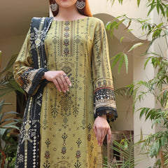 Signature Khaddar Printed Unstitched 3Pcs Suit V2- 2601, Women, 3Pcs Shalwar Suit, VS Textiles, Chase Value