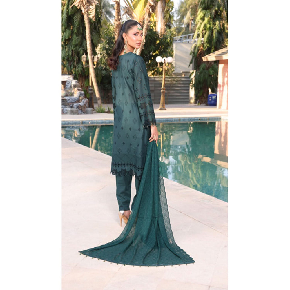 Summer Vibes By Dr. Haris Chikankari Lawn Unstitched 4 Pec Suit - 9, Women, 3Pcs Shalwar Suit, MI Creation, Chase Value