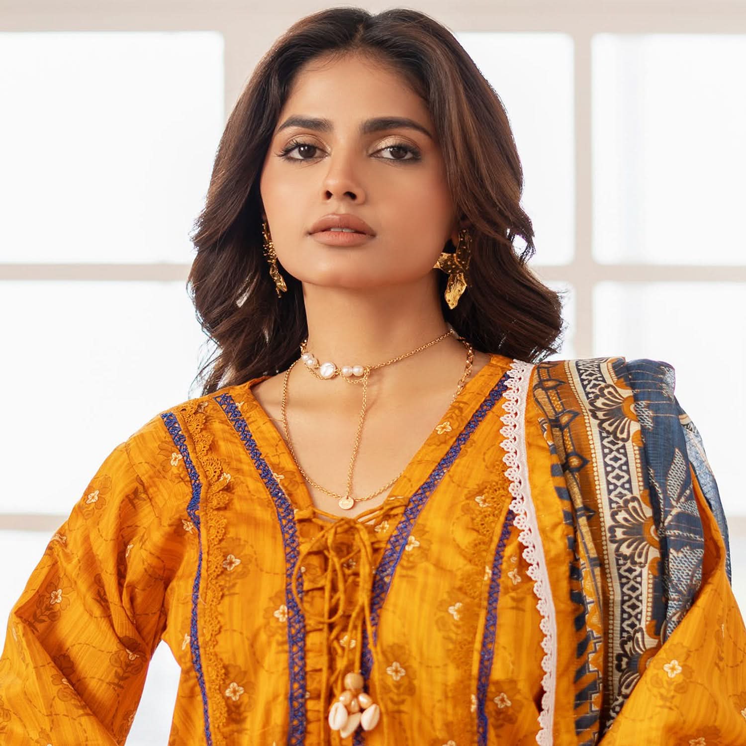 Al Zohaib Colors Digital Printed Unstitched Lawn 3 Pcs Suit - 7, Women, 3Pcs Shalwar Suit, Al-Zohaib Textiles, Chase Value