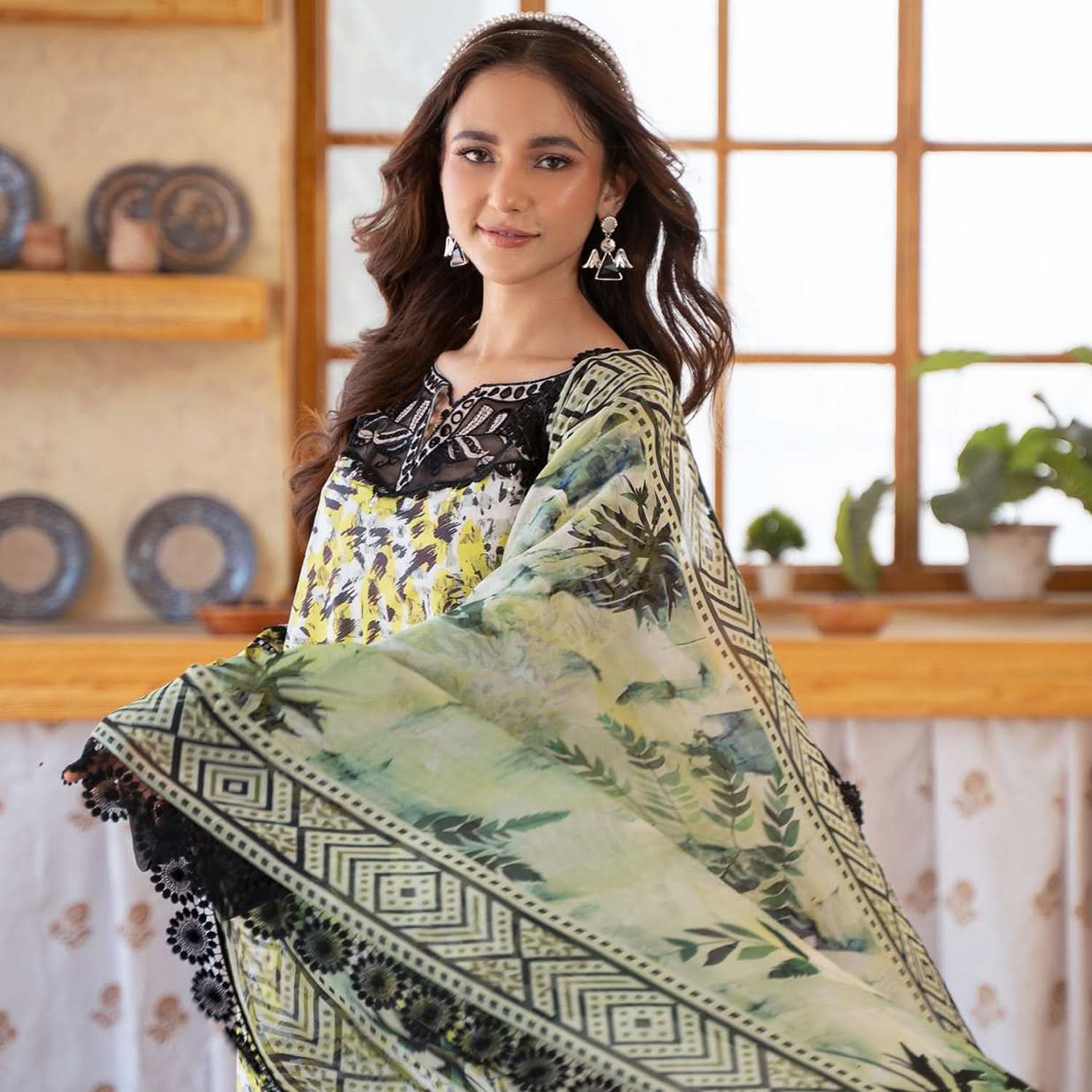 Sunshine Bloom By Al Zohaib Print Kari Lawn Unstitched 3 pcs Suit - 7, Women, 3Pcs Shalwar Suit, Al-Zohaib Textiles, Chase Value