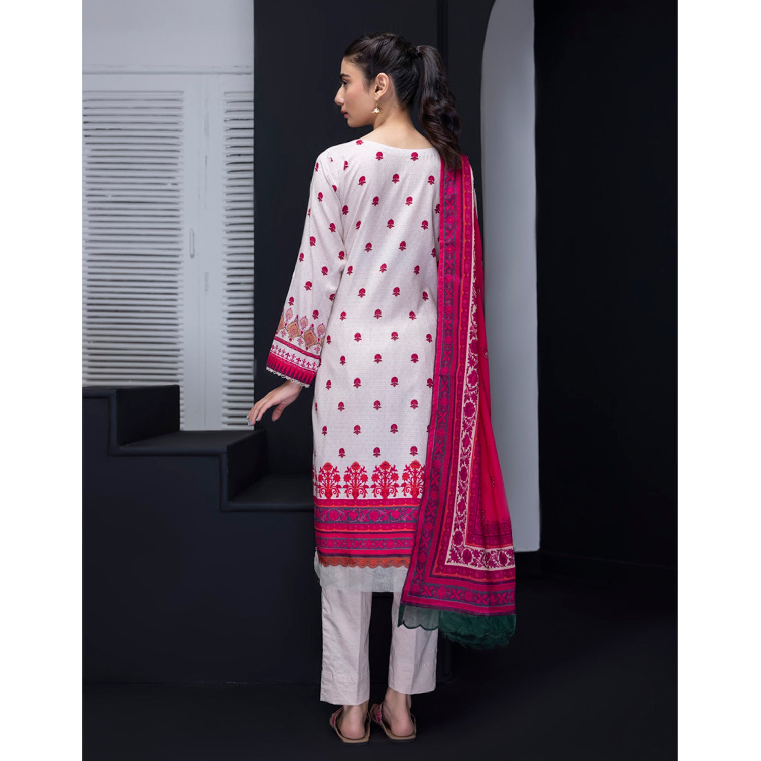 Salina Weaving Dobby By Regalia Lawn Printed Unstitched 3Pcs Suit V-2 - 7, Women, 3Pcs Shalwar Suit, Regalia Textiles, Chase Value