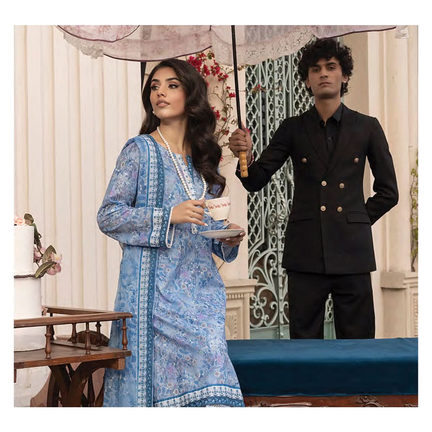 Komal By LSM Textiles Lawn Printed Unstitched 3Pcs Suit - LG-MM-0303, Women, 3Pcs Shalwar Suit, LSM Textiles, Chase Value