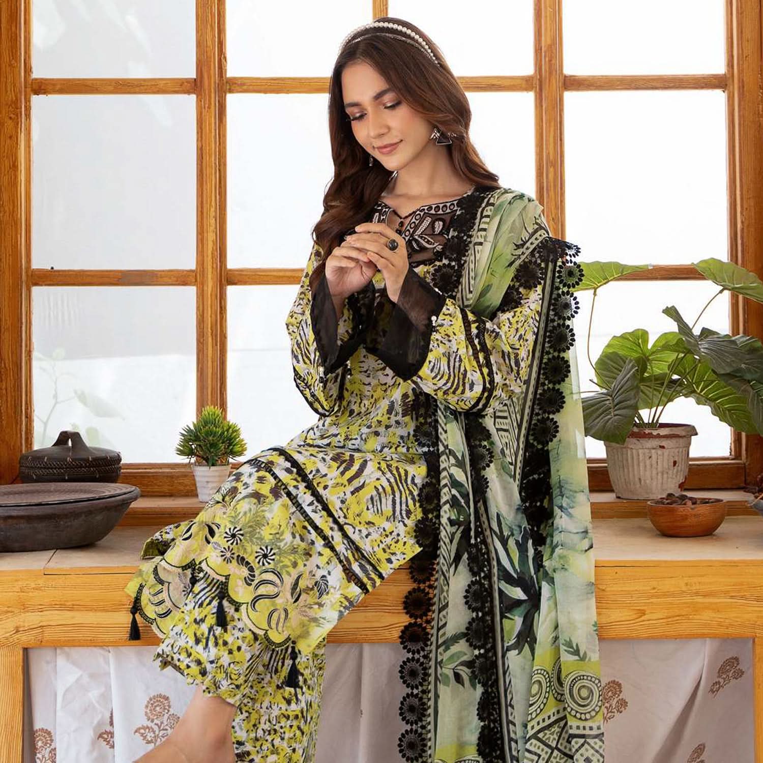 Sunshine Bloom By Al Zohaib Print Kari Lawn Unstitched 3 pcs Suit - 7, Women, 3Pcs Shalwar Suit, Al-Zohaib Textiles, Chase Value
