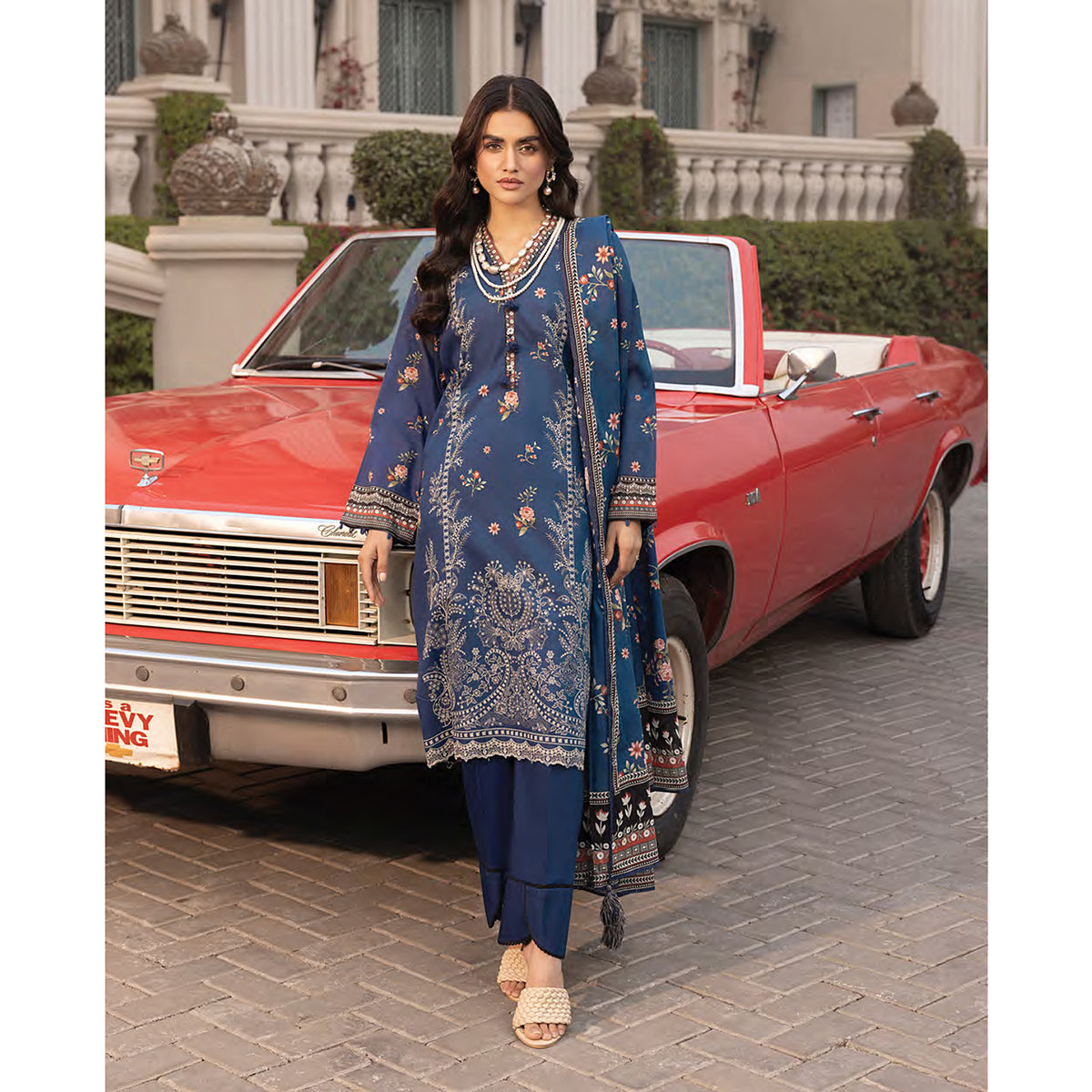 Komal By LSM Textiles Lawn Printed Unstitched 3Pcs Suit - LG-MM-0262, Women, 3Pcs Shalwar Suit, LSM Textiles, Chase Value