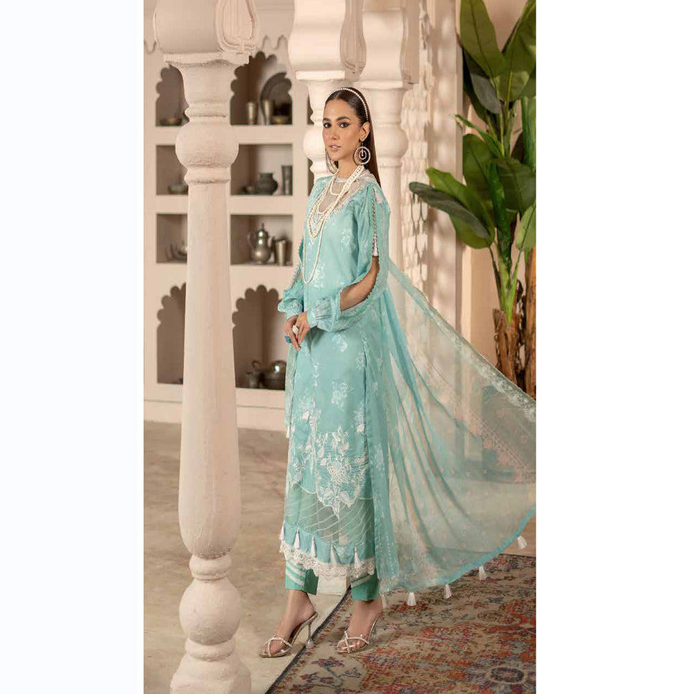 Sunshine Bloom By Al Zohaib Lawn Premium Unstitched 3 Pcs Suit - 7, Women, 3Pcs Shalwar Suit, Al-Zohaib Textiles, Chase Value