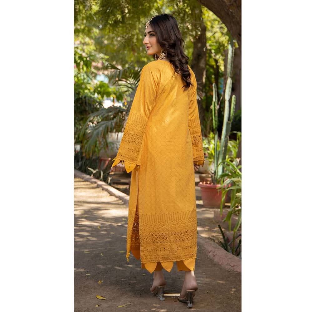 Schick Jaza Schiffli Embroidered Unstitched 2Pcs Suit V-4, Women, 2Pcs Shalwar Suit, MI Creation, Chase Value