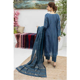 Schick Koel Viscose Schiffli Boring Embroidered Unstitched Suit With Fancy Dupatta - 8, Women, 3Pcs Shalwar Suit, MI Creation, Chase Value