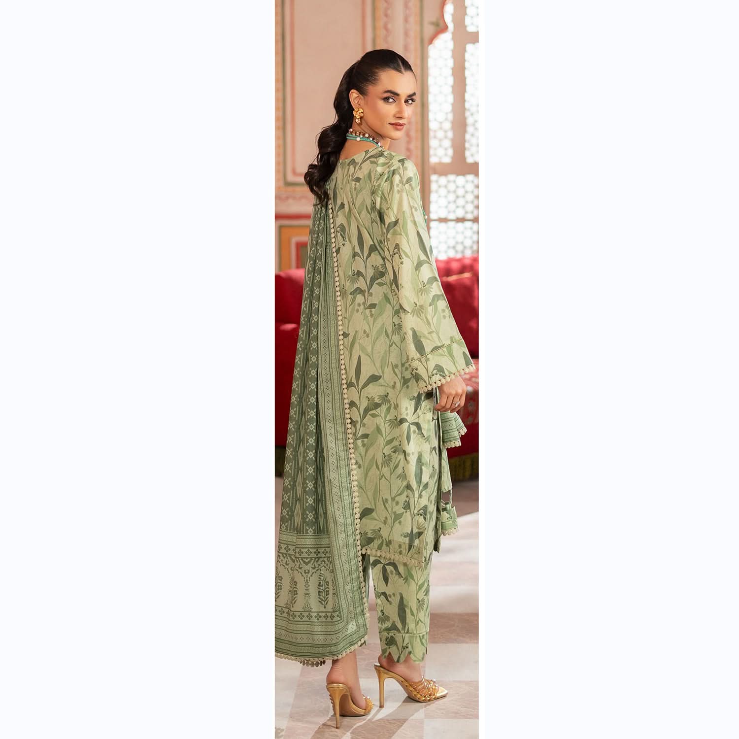 Colors Identic Separates By Al Zohaib Digital Printed 3 Pcs Suit - 10, Women, 3Pcs Shalwar Suit, Al-Zohaib Textiles, Chase Value