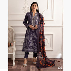 Al-Zohaib Sun Shine Cotton Printed Unstitched 3Pcs Suit - 8, Women, 3Pcs Shalwar Suit, Al-Zohaib Textiles, Chase Value