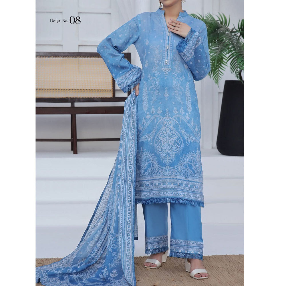 Ayesha Alishba By VS Textile Printed Lawn Unstitched 3Pcs Suit - 592, Women, 3Pcs Shalwar Suit, VS Textile, Chase Value