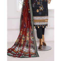 Needle Wonder By Dr. Haris Printed & Embroidered Lawn Unstitched 3Pcs Suit - 6