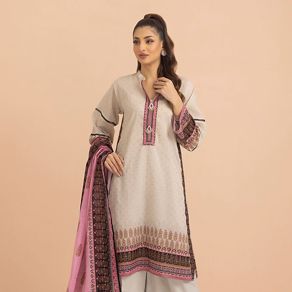 Salina Jacquard By Regalia Textile Printed Unstitched 3 Pcs Suit - 8, Women, 3Pcs Shalwar Suit, Regalia Textiles, Chase Value