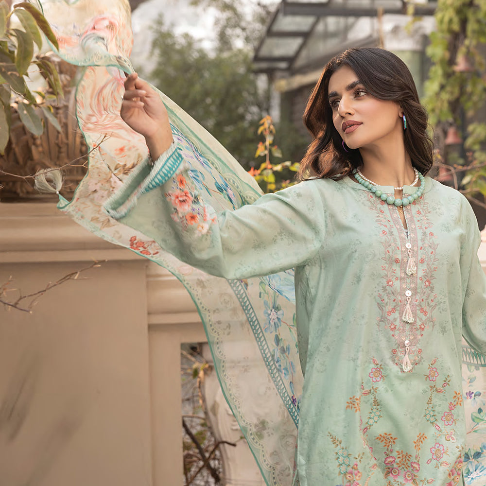 Komal By LSM Textiles Lawn Printed Unstitched 3Pcs Suit - LG-MM-0300, Women, 3Pcs Shalwar Suit, LSM Textiles, Chase Value
