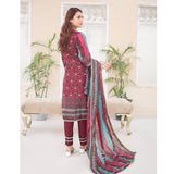 Laiba By SN Cloth Printed Unstitched 3 Pcs Suit - 8, Women, 3Pcs Shalwar Suit, SN Cloth, Chase Value