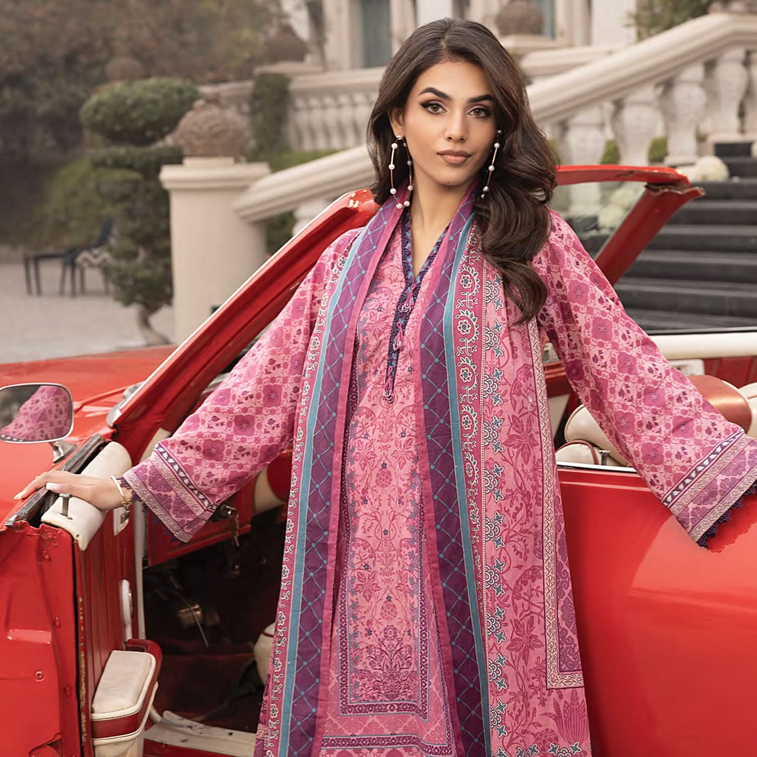 Komal By LSM Textiles Lawn Printed Unstitched 3Pcs Suit - LG-RL-0166, Women, 3Pcs Shalwar Suit, LSM Textiles, Chase Value