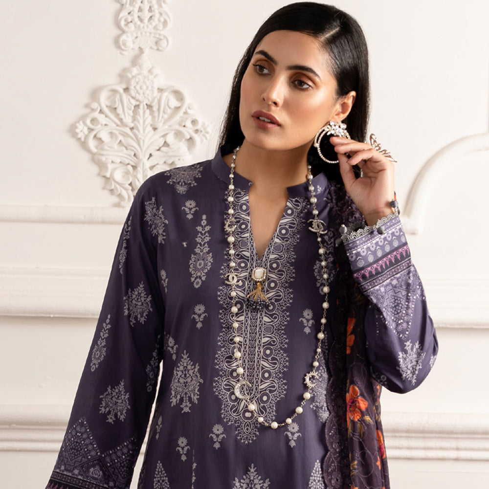 Al-Zohaib Sun Shine Cotton Printed Unstitched 3Pcs Suit - 8, Women, 3Pcs Shalwar Suit, Al-Zohaib Textiles, Chase Value