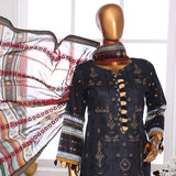 Needle Wonder By Dr. Haris Printed & Embroidered Lawn Unstitched 3Pcs Suit - 6, Women, 3Pcs Shalwar Suit, MI Creation, Chase Value