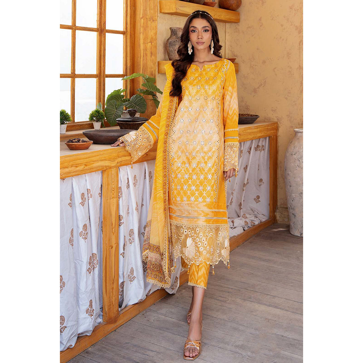 Sunshine Bloom By Al Zohaib Print Kari Lawn Unstitched 3 pcs Suit - 8, Women, 3Pcs Shalwar Suit, Al-Zohaib Textiles, Chase Value