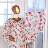 3D Daman kari By MI Creation Printed Lawn With Embroidered Unstitched 3Pcs Suit - 3, Women, 3Pcs Shalwar Suit, MI Creation, Chase Value