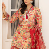 Sana & Sara Laira BY Salitex Lawn Printed Unstitched 3Pcs Suit - 76, Women, 3Pcs Shalwar Suit, Salitex, Chase Value