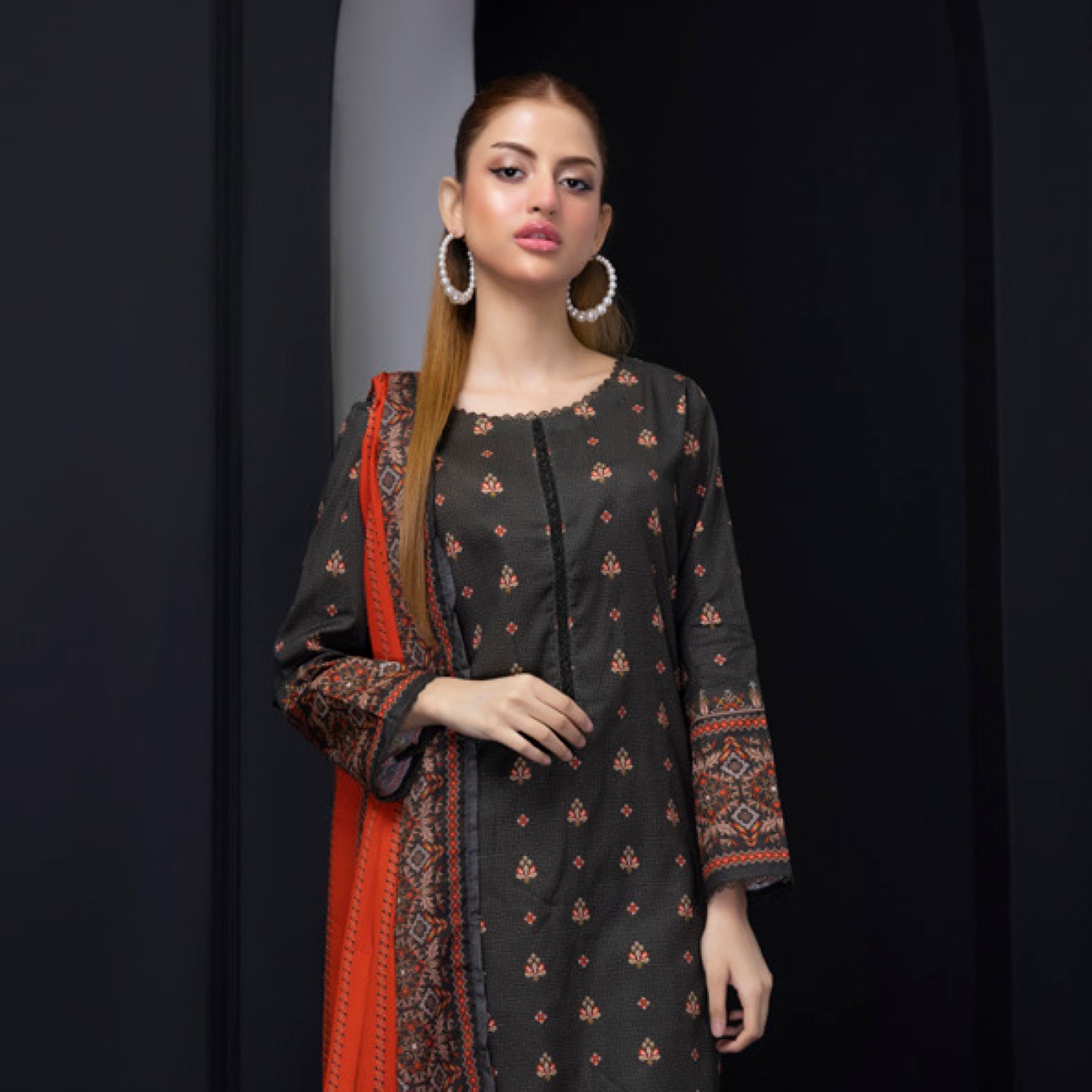 Salina Weaving Dobby By Regalia Lawn Printed Unstitched 3Pcs Suit V-2 - 8, Women, 3Pcs Shalwar Suit, Regalia Textiles, Chase Value