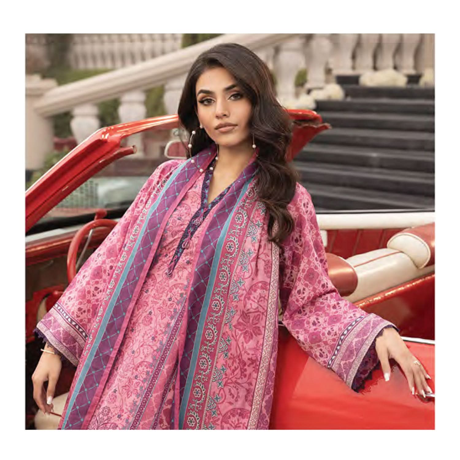 Komal By LSM Textiles Lawn Printed Unstitched 3Pcs Suit - LG-RL-0166, Women, 3Pcs Shalwar Suit, LSM Textiles, Chase Value