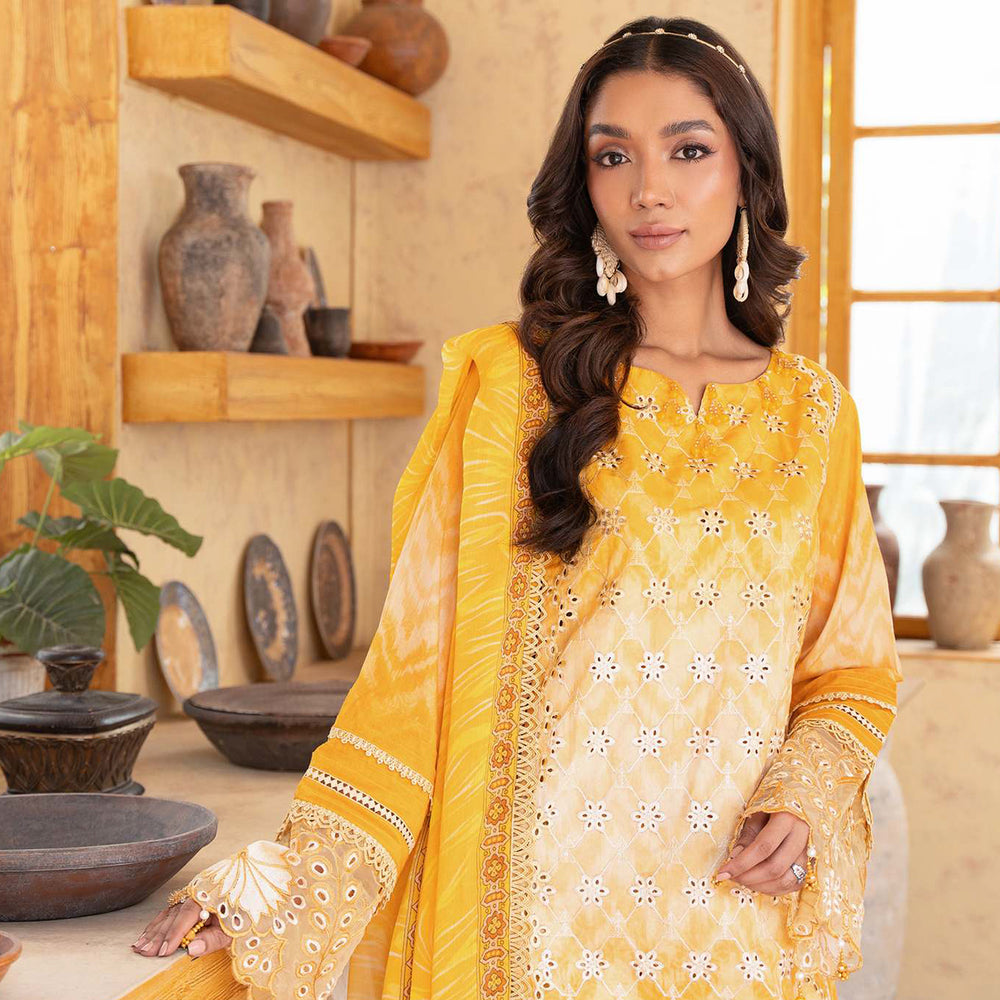 Sunshine Bloom By Al Zohaib Print Kari Lawn Unstitched 3 pcs Suit - 8, Women, 3Pcs Shalwar Suit, Al-Zohaib Textiles, Chase Value
