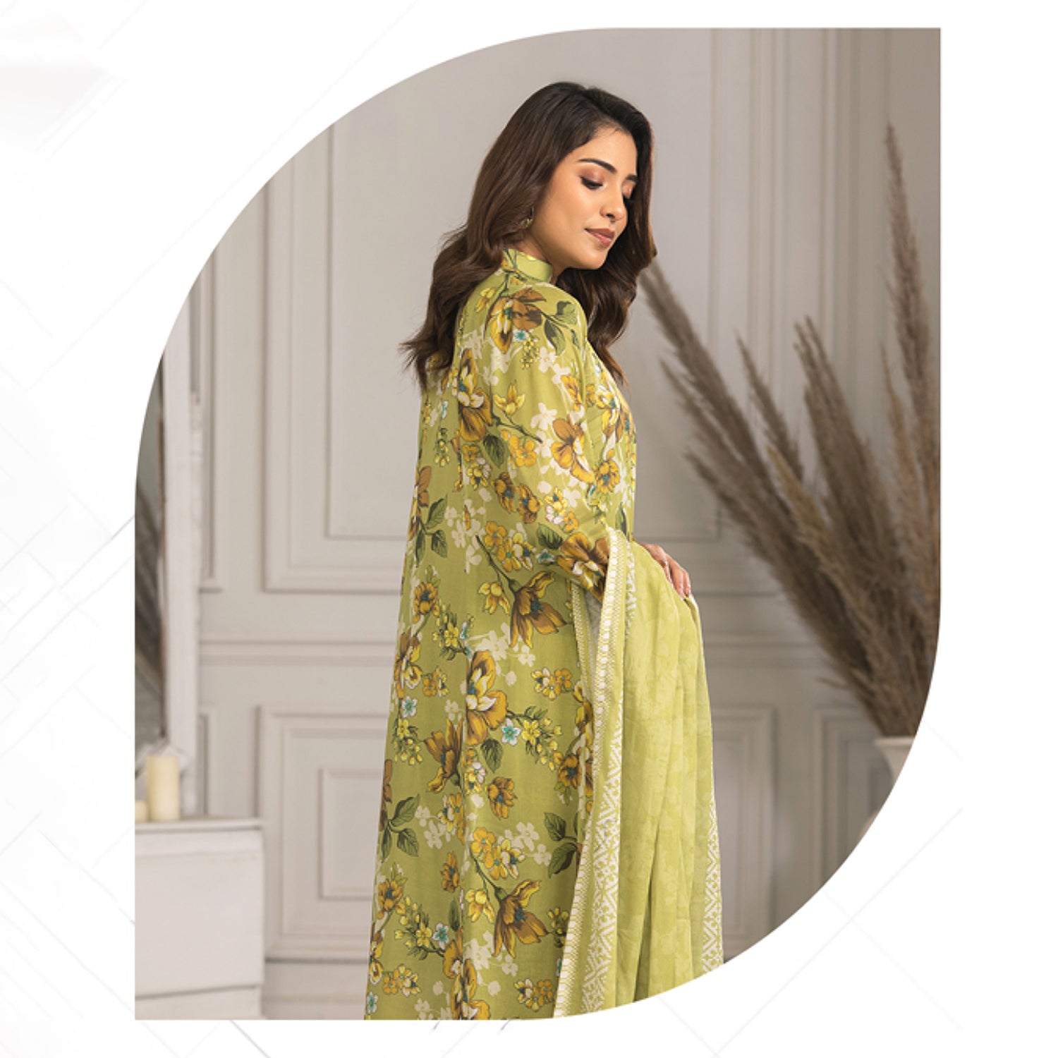 Zohra Classic By Motifz Lawn Digital Printed Unstitched Suit 3-Pcs - 8, Women, 3Pcs Shalwar Suit, Motifz, Chase Value