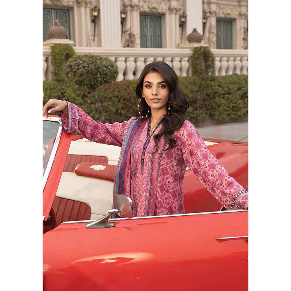 Komal By LSM Textiles Lawn Printed Unstitched 3Pcs Suit - LG-RL-0166, Women, 3Pcs Shalwar Suit, LSM Textiles, Chase Value