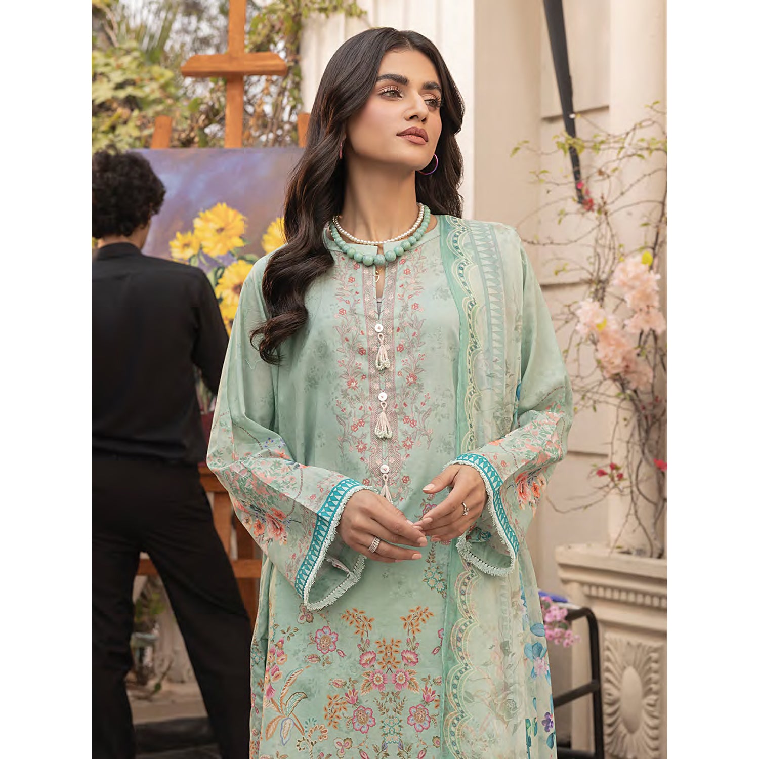 Komal By LSM Textiles Lawn Printed Unstitched 3Pcs Suit - LG-MM-0300, Women, 3Pcs Shalwar Suit, LSM Textiles, Chase Value