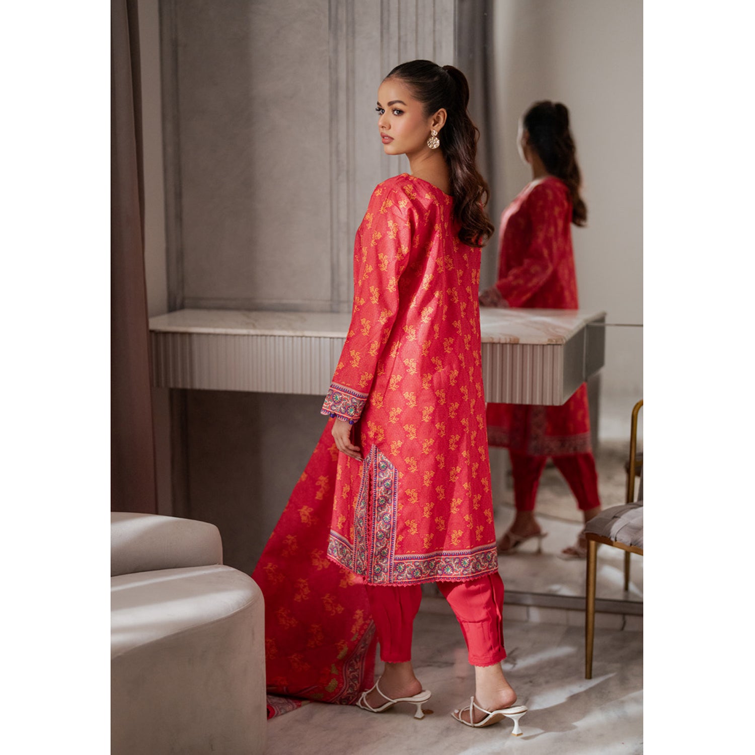 Salina Doriya Lawn By Regalia Unstitched 3 Pcs Suit - 7, Women, 3Pcs Shalwar Suit, Regalia Textiles, Chase Value